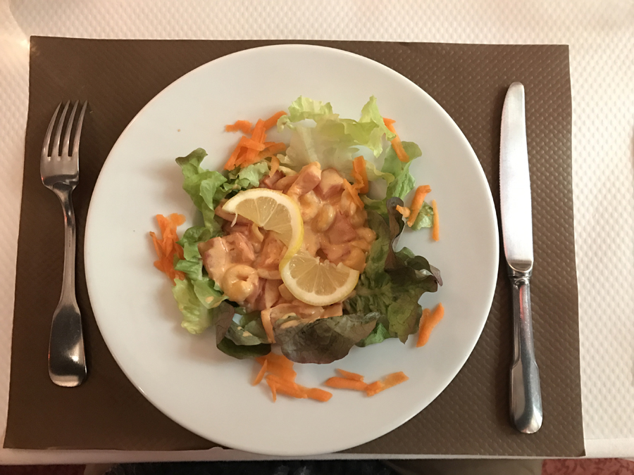 Raïta de crevettes