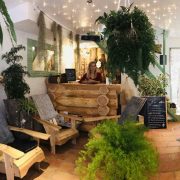 Salle du bas située au Shinrin Yoku