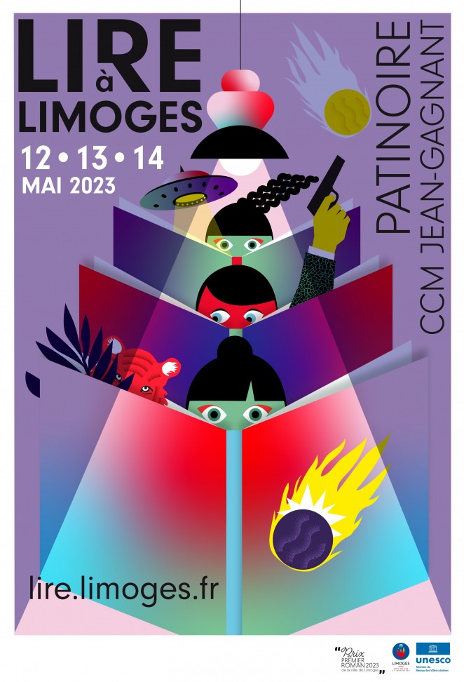 Affiche de Lire à Limoges 2023